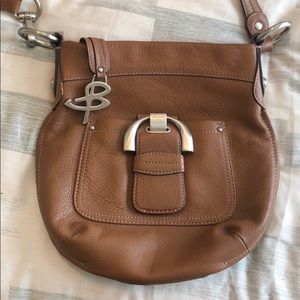 B Makowsky Brown Genuine Leather Purse